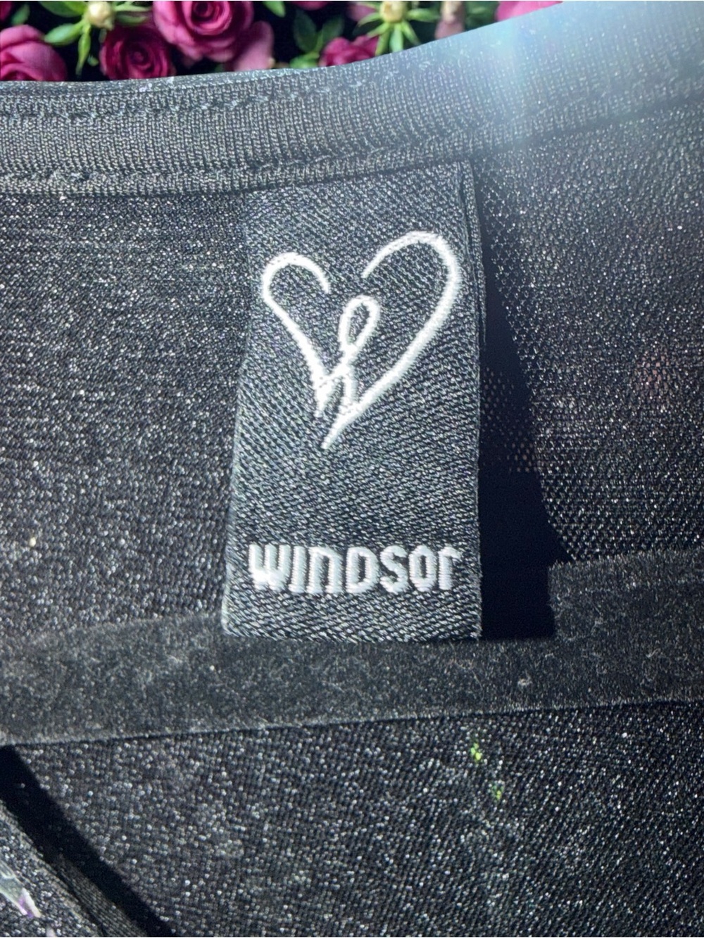 Windsor Black Rhinestone Embellished Formal Gown Size Large - Picture 6 of 17